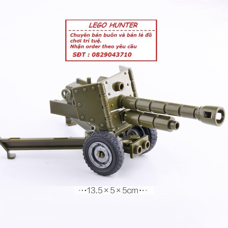 Xếp Hình Army Field Gun - trọng pháo