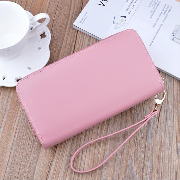 Ví nữ cầm tay hai khóa kéo trần trám BAG U VTT126