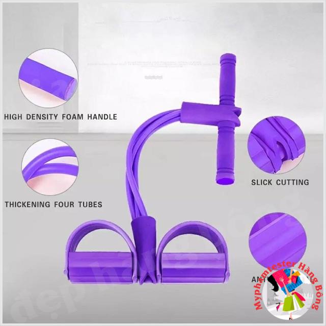 Dây tập bụng bằng đạp chân