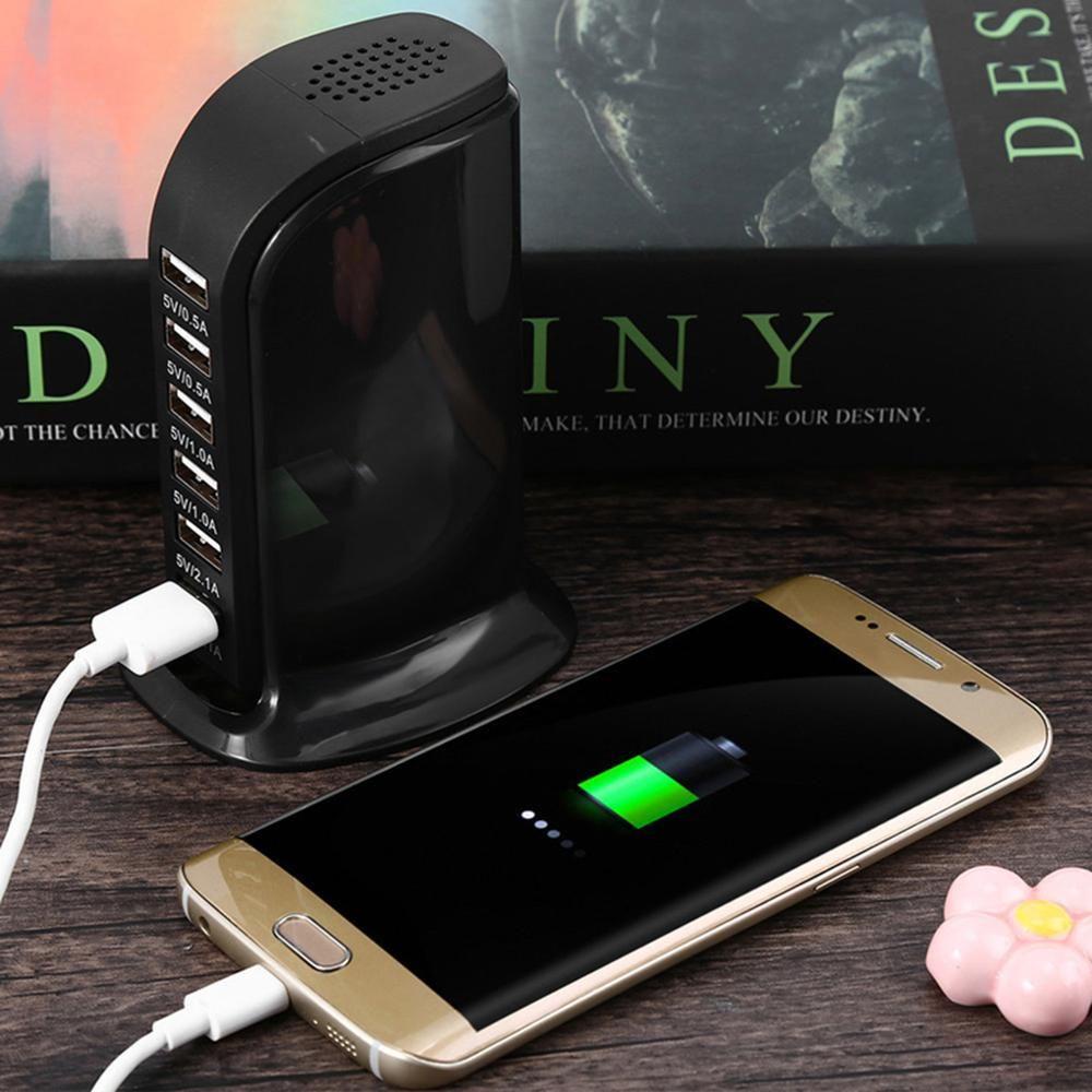 Trạm Sạc Nhanh SHOUKEY Nhiều Cổng 5V 6A 30W Cho Điện Thoại / Máy Tính Bảng