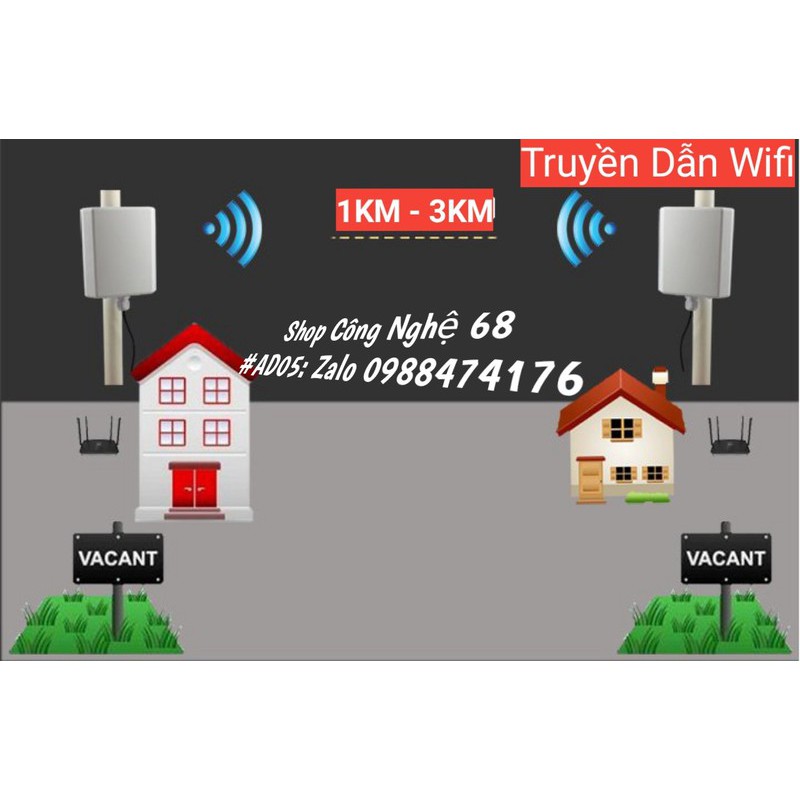 THIẾT BỊ THU SÓNG WIFI,PHÁT WIFI 200M-3KM,KÍCH SÓNG WIFI(HỘP VUÔNG) | BigBuy360 - bigbuy360.vn