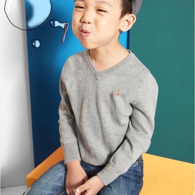 Áo len chui đầu Babygap cambodia xuất xịn