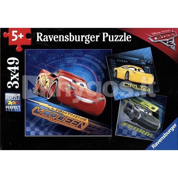 [Mã INCU20 giảm 20K đơn 150K] Xếp hình puzzle DCA: WT Cars 3 3 bộ 49 mảnh Ravensburger - Disney license RV08026 7