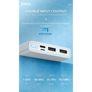 Pin sạc dự phòng HOCO J55 10.000mah