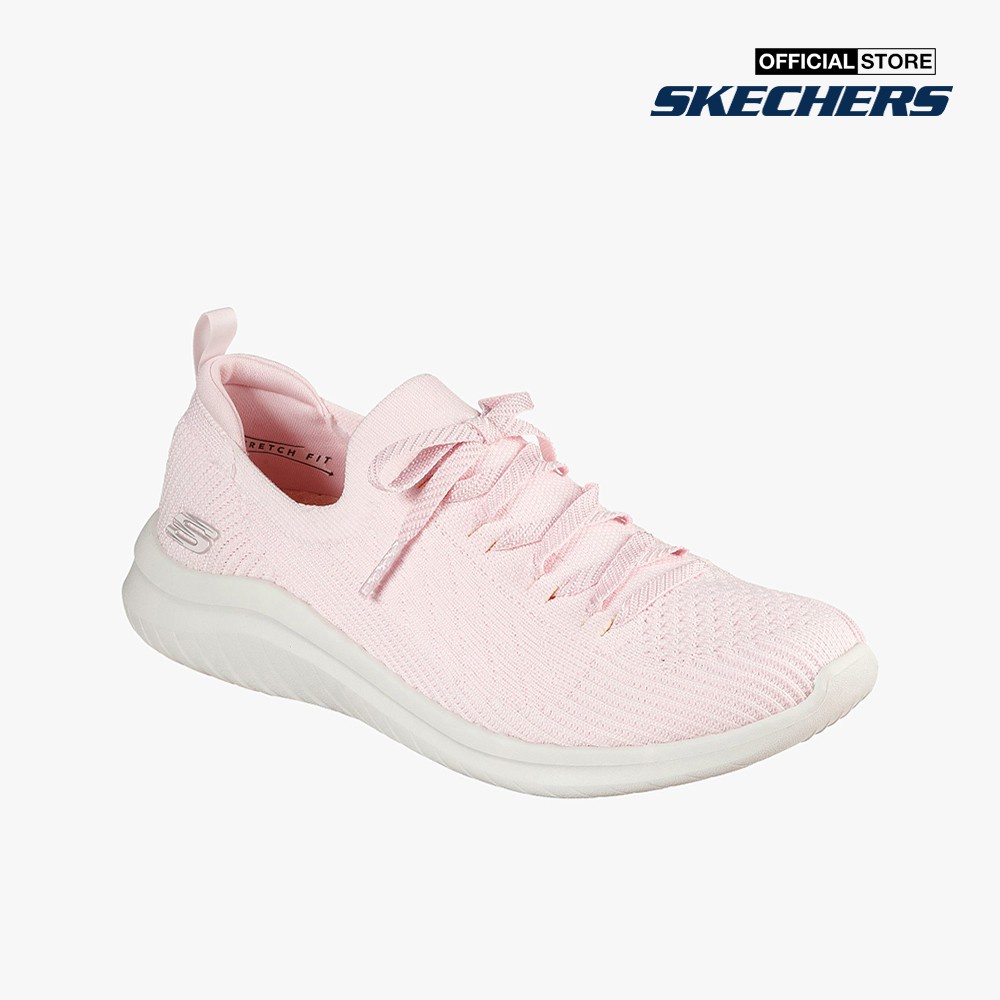 SKECHERS - Giày sneaker nữ phối dây Ultra Flex Flash Illusion 13356-PNK