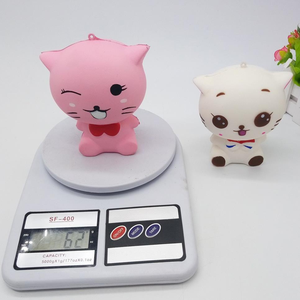 squishy MÈO ĐEO NƠ
