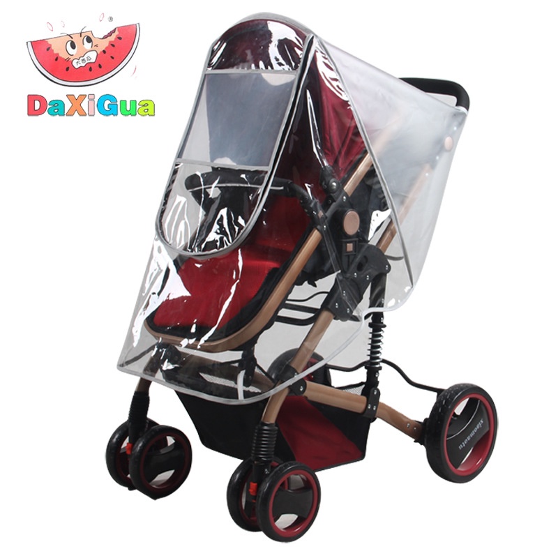 Áo mưa cho xe đẩy trẻ em có cửa tiện lợi