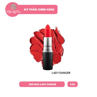 [MAC 607] Son Mac LadyDanger Matte Lipstick