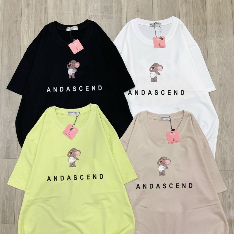 Áo Thun Tay Ngắn UNISEX in Decal TOM JERRY - Hình chụp thật (Đủ size M-L-XL-XXL) - Số đo ở cuối