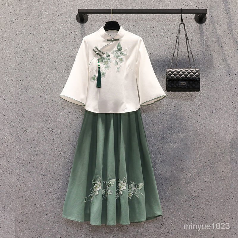 Bộ Hán Phục Cách Tân Plus Size Thời Trang Mùa Hè 2021 Cho Nữ