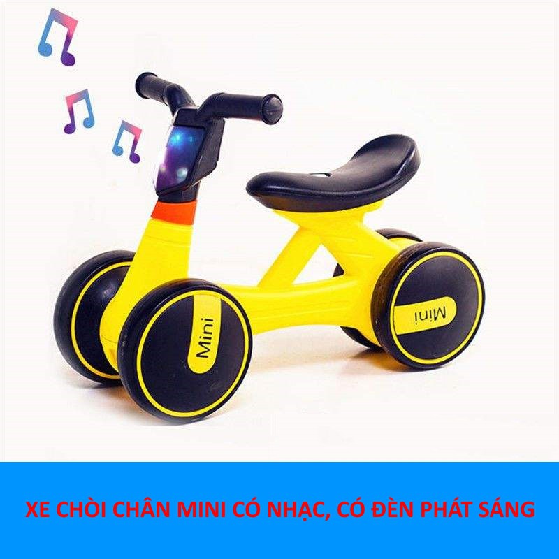 Xe chòi chân Mini💥FREESHIP💥 có đèn, có nhạc cho bé - Xe thăng bằng cho trẻ từ 1 đến 3 tuổi, vận động ngoài trời DC008