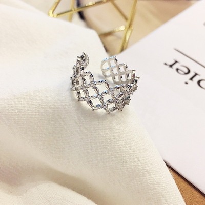 Nhẫn Hở Thiết Kế Đơn Giản Cá Tính Hợp Thời Trang Cho Bạn Gái