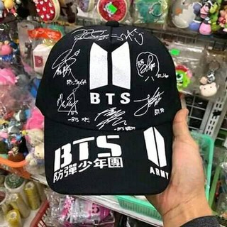 mũ BTS chữ ký