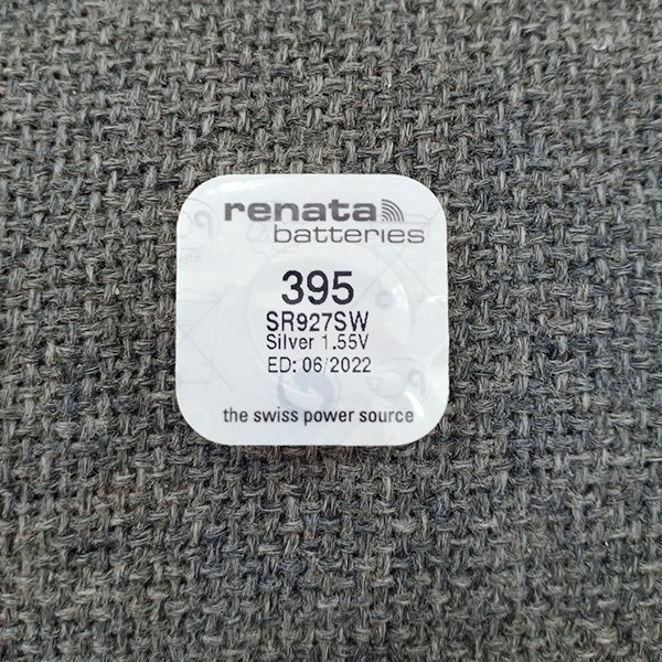 Pin đồng hồ SR927SW 395 Renata Silver Oxide 1.55V - Vỉ 1 viên