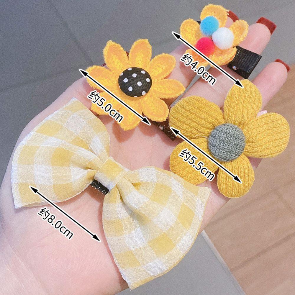 Set 8 Kẹp Tóc Mini Màu Sắc Trơn Phong Cách Hàn Quốc Dành Cho Nữ