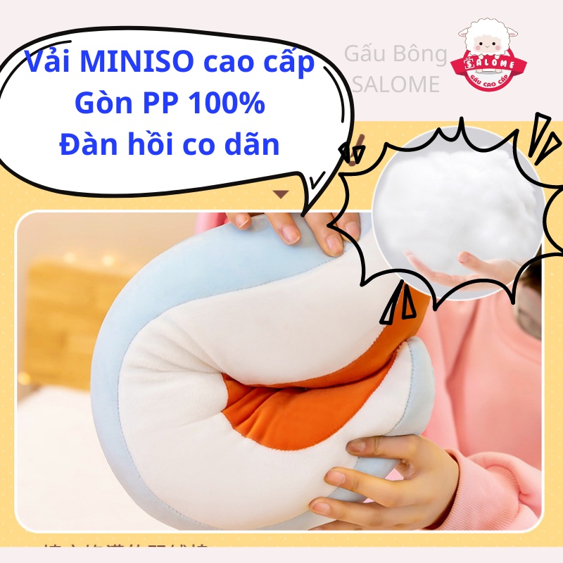 Gấu Bông Sóc Đuôi To SALOME, Thú Ôm Sóc Chuột Khổng Lồ Cao Cấp