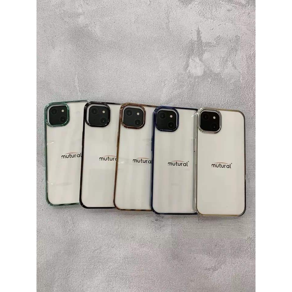 ⚡️PHONE 13⚡️ Ốp lưng Mutural lưng trong cứng viền màu bất tử không ố màu cho iPhone 13/ 13 Pro/ 13 Pro Max
