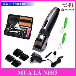 Tông Đơ Hớt Tóc CODOL 531 TẶNG Bộ Kéo Chuyên Nghiệp(Có Bao Đựng Kéo) + 2 Lấy Ráy Tai Có Đèn - Tăng Đơ Cắt Tóc Nam Máy Êm