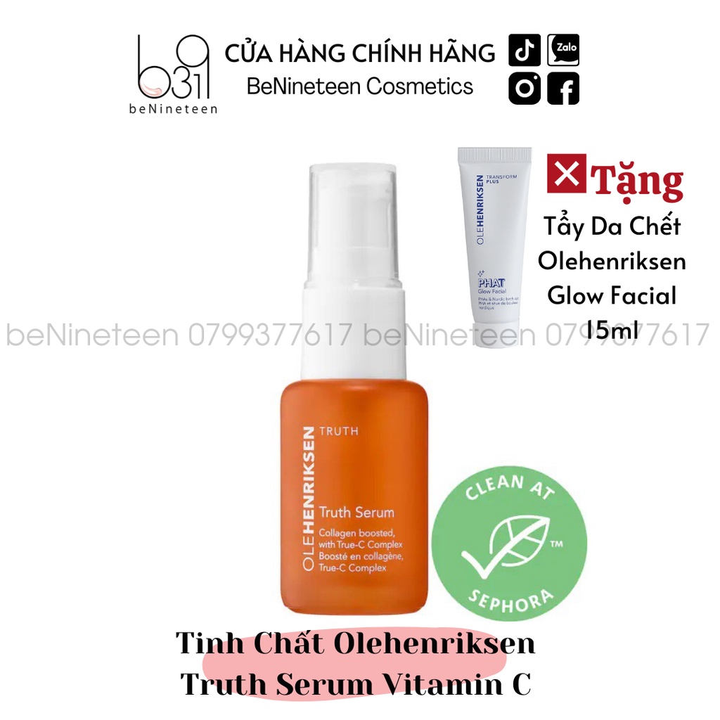 Tinh Chất Vitamin C Sáng Da, Mờ Thâm OleHenriksen Truth Serum Collagen Booster