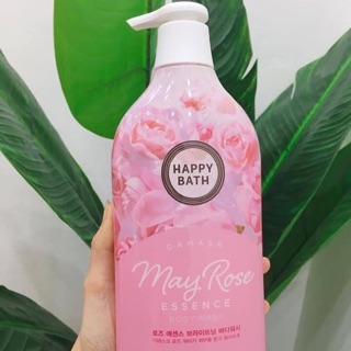 Sữa tắm happy bath hoa hồng 900ml