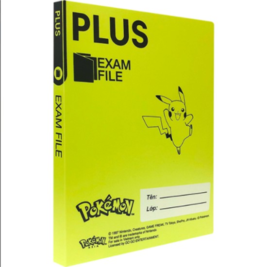 Bìa lưu bài kiểm tra Pokemon