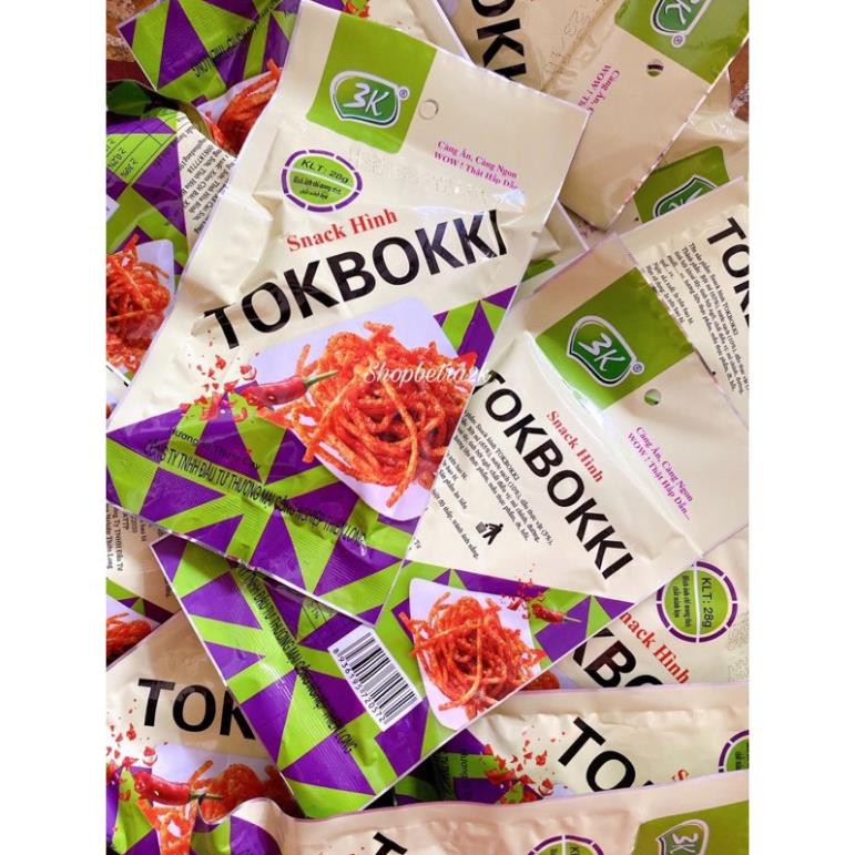 Gói snack cay tokbokki ahihi