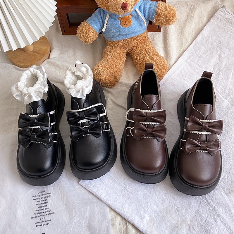 Tikp Giày Da Mũi Tròn Size 35-40/Size 35-40