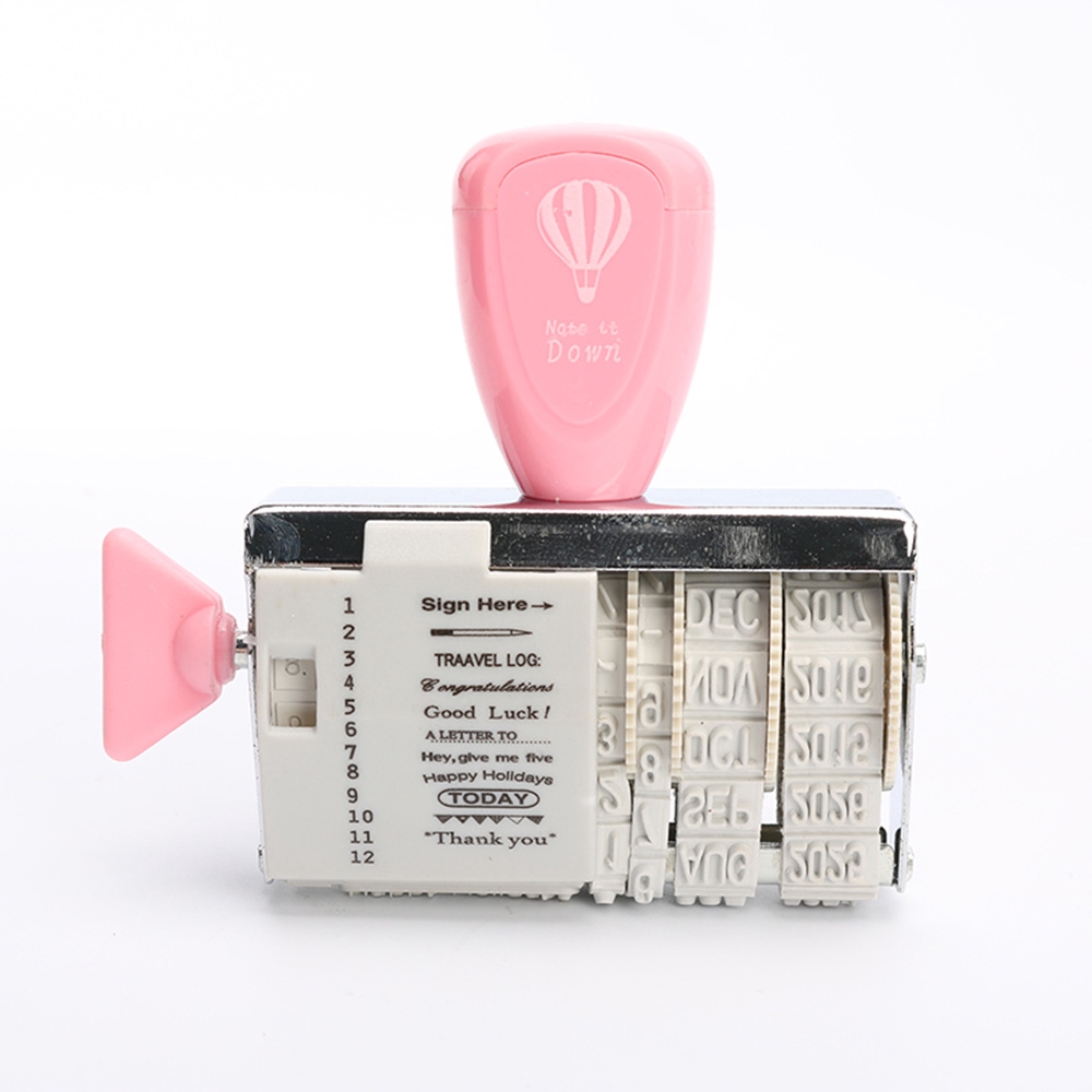 Con dấu in chữ dùng trang trí sổ tay phong cách vintage độc đáo