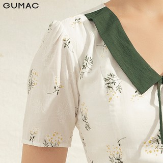 Đầm nữ hoa phối cổ DA1152 GUMAC