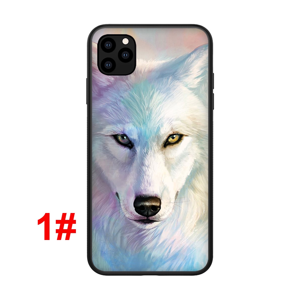 Ốp điện thoại silicon mềm hình chó sói 63F cho iPhone 11 Pro XS Max XR X 8 7 6S 6 Plus