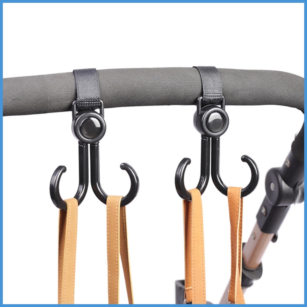 Móc Treo Túi Mua Sắm Đa Năng Gắn Xe Đẩy Em Bé