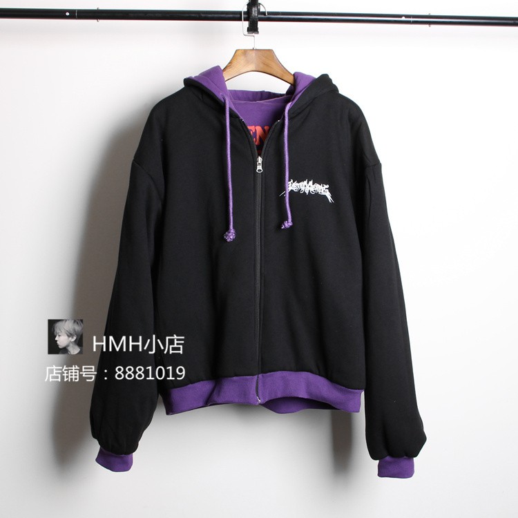 Áo khoác nỉ Total Fucking Darkness 2 mặt cosplay Gdragon