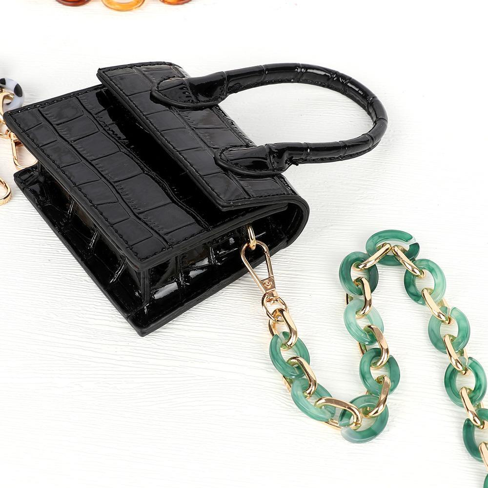 LEISURE Dây Xích Thay Thế Bằng Nhựa Acrylic Cho Túi Xách Nữ