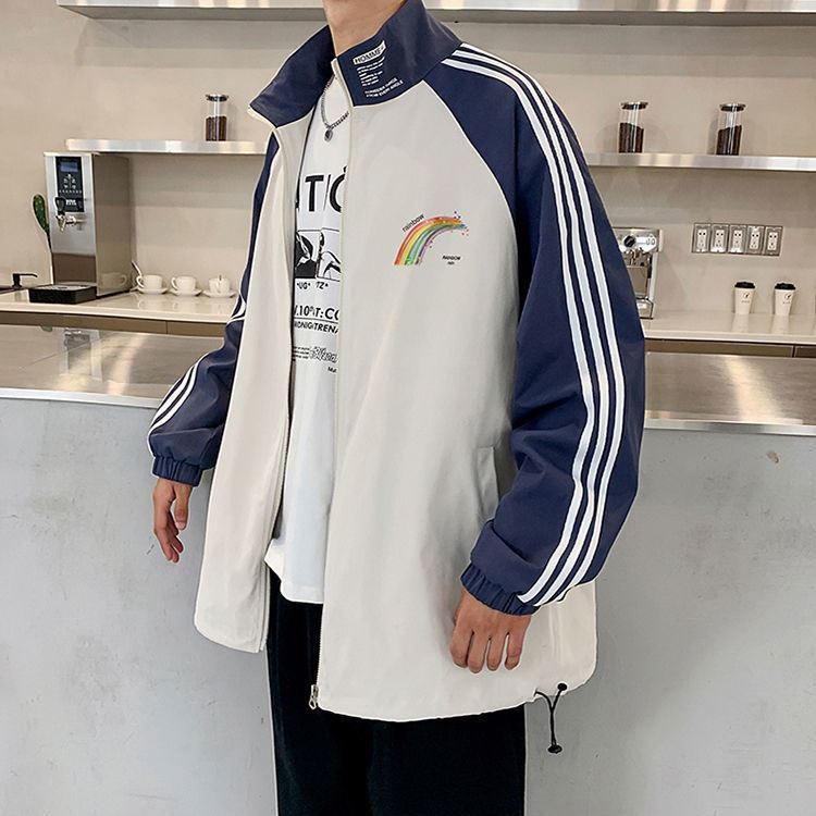 Áo Khoác Tay Dài Dáng Rộng Thời Trang Xuân Thu Trẻ Trung Cho Nam