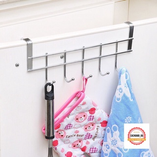 GIÁ GÀI SAU CÁNH TỦ TREO ĐỒ  INOX 5 MÓC
