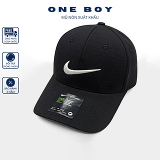 Mũ lưỡi trai nike - Nón kết lưỡi trai nam nữ thời trang cao cấp phong cách thể thao form đứng đội ôm đầu