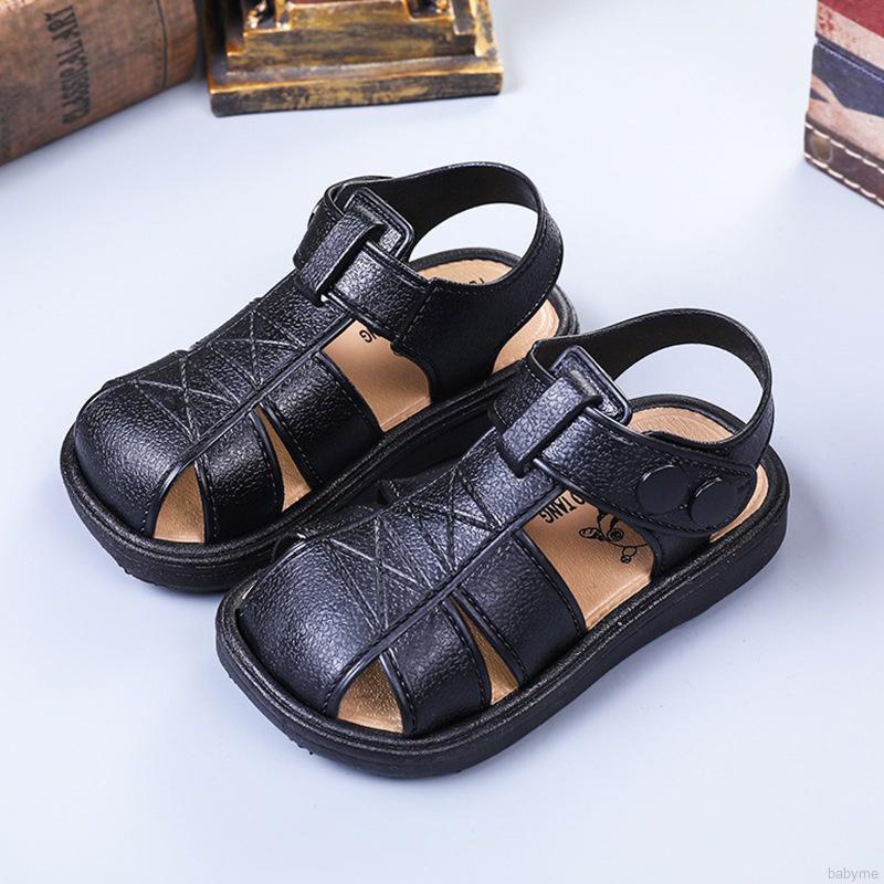 Sandal đế mềm màu trơn thời trang đi biển cho bé