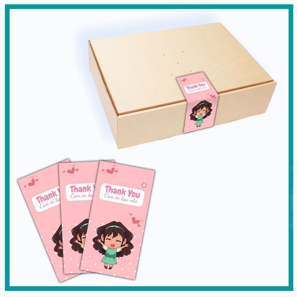 Tem giấy chữ 'Thank you'  ĐỦ LOẠI NHIỀU SIZE- MẪU ĐẸP.