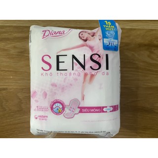 Băng vệ sinh diana sensi mỏng cánh 8 miếng