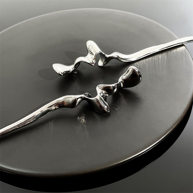 Kẹp Tóc Kim Loại Đơn Giản Ngọt Ngào Cao Cấp Hàng Ngày niche Nóng Bỏng Cho Nữ