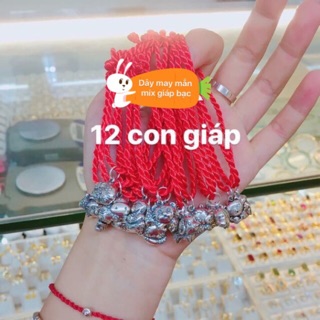 Vòng may mắn giáp bạc