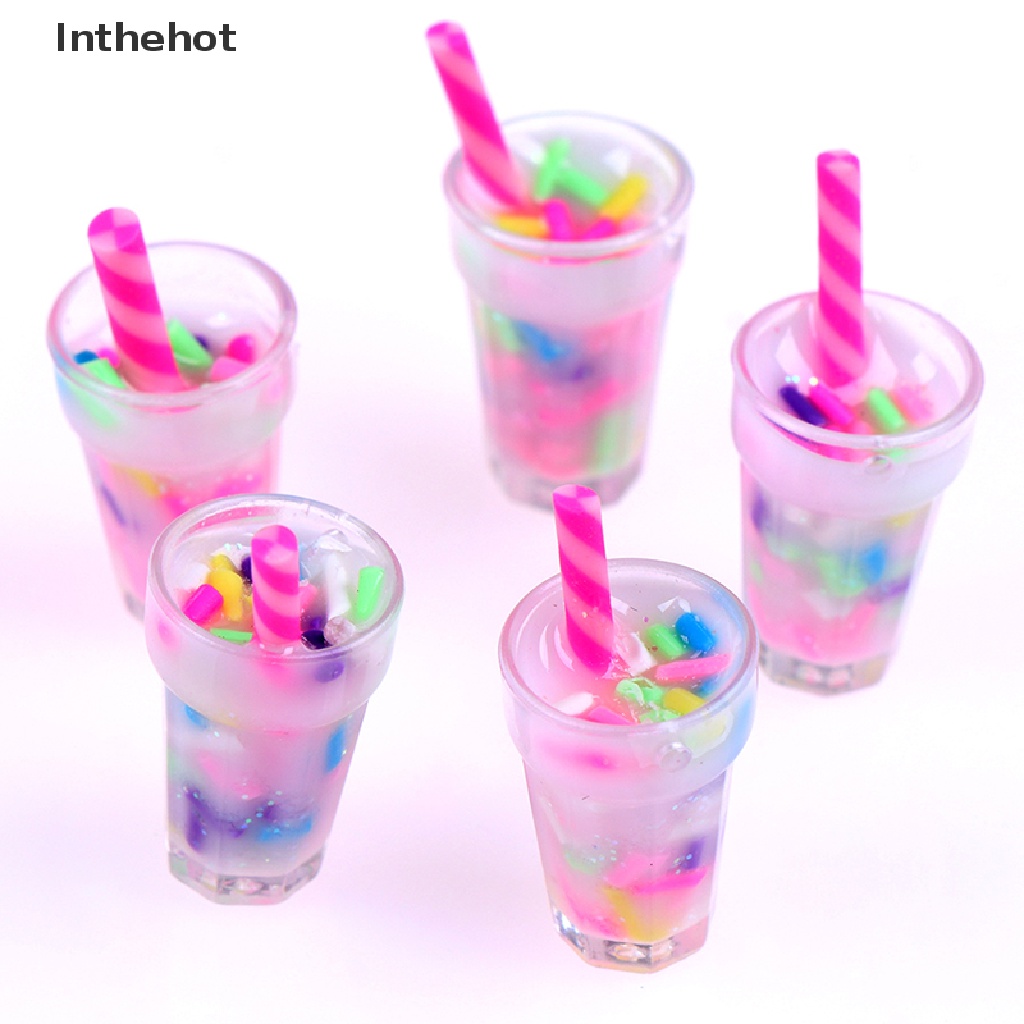 Bộ 5 Lọ Kem Tỉ Lệ 1: 12 Trang Trí Nhà Búp Bê