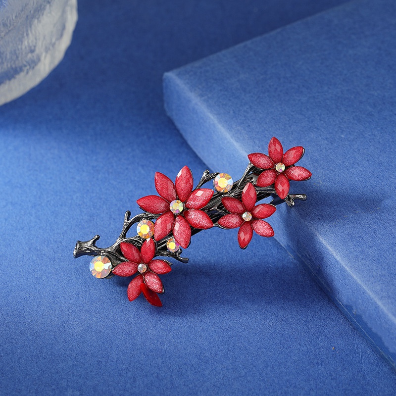 Kẹp Tóc Kim Loại Hình Hoa Xinh Xắn Cho Nữ