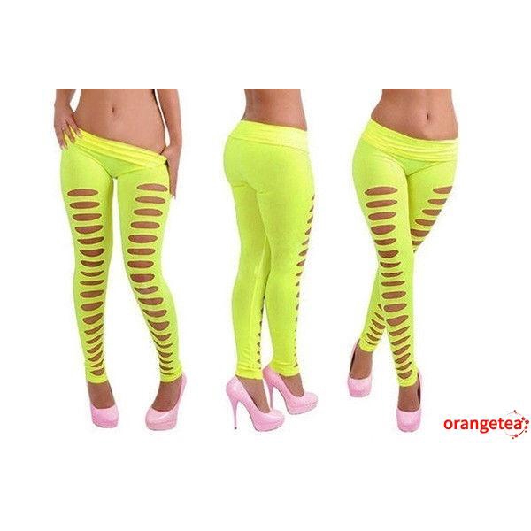 Quần legging bó sát khoét lỗ gợi cảm cho nữ | BigBuy360 - bigbuy360.vn