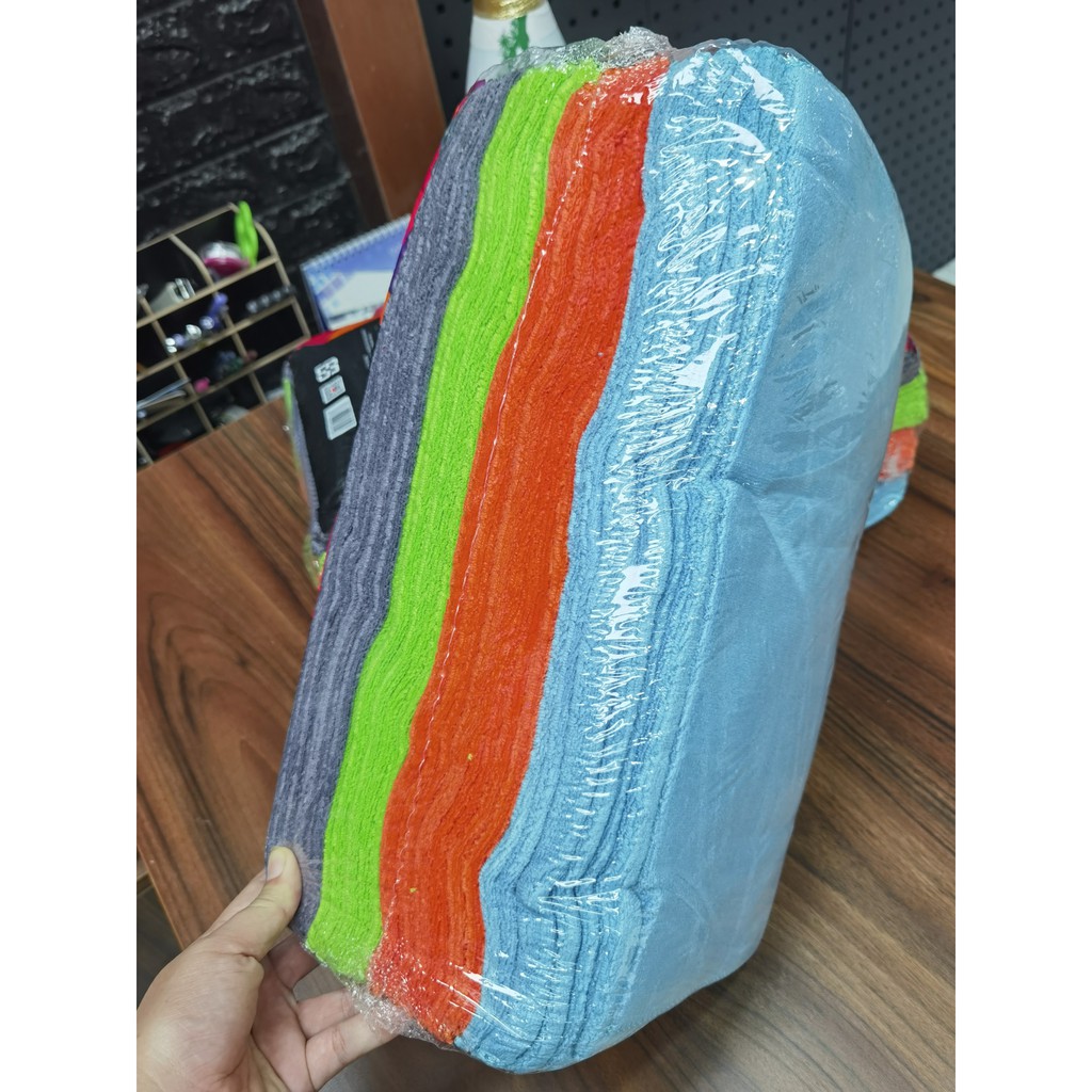 KHĂN LAU WAX SGCB MICROFIBER WAXTOWEL 40X40CM MÀU NGẪU NHIÊN