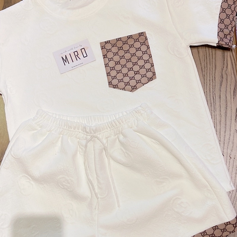 Set Đồ Nữ 3 Món, Bộ Mặc Đi Chơi, Dự Tiệc Áo Phông Cotton Mịn Phong Cách Hàn Quốc Ulzzang