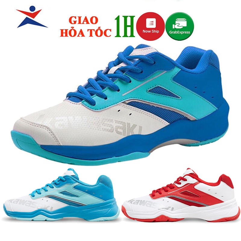 Giày cầu lông / bóng chuyền Kawasaki K080, K088 chính hãng, đế kếp, chống lật cổ chân, bảo hành 12 tháng