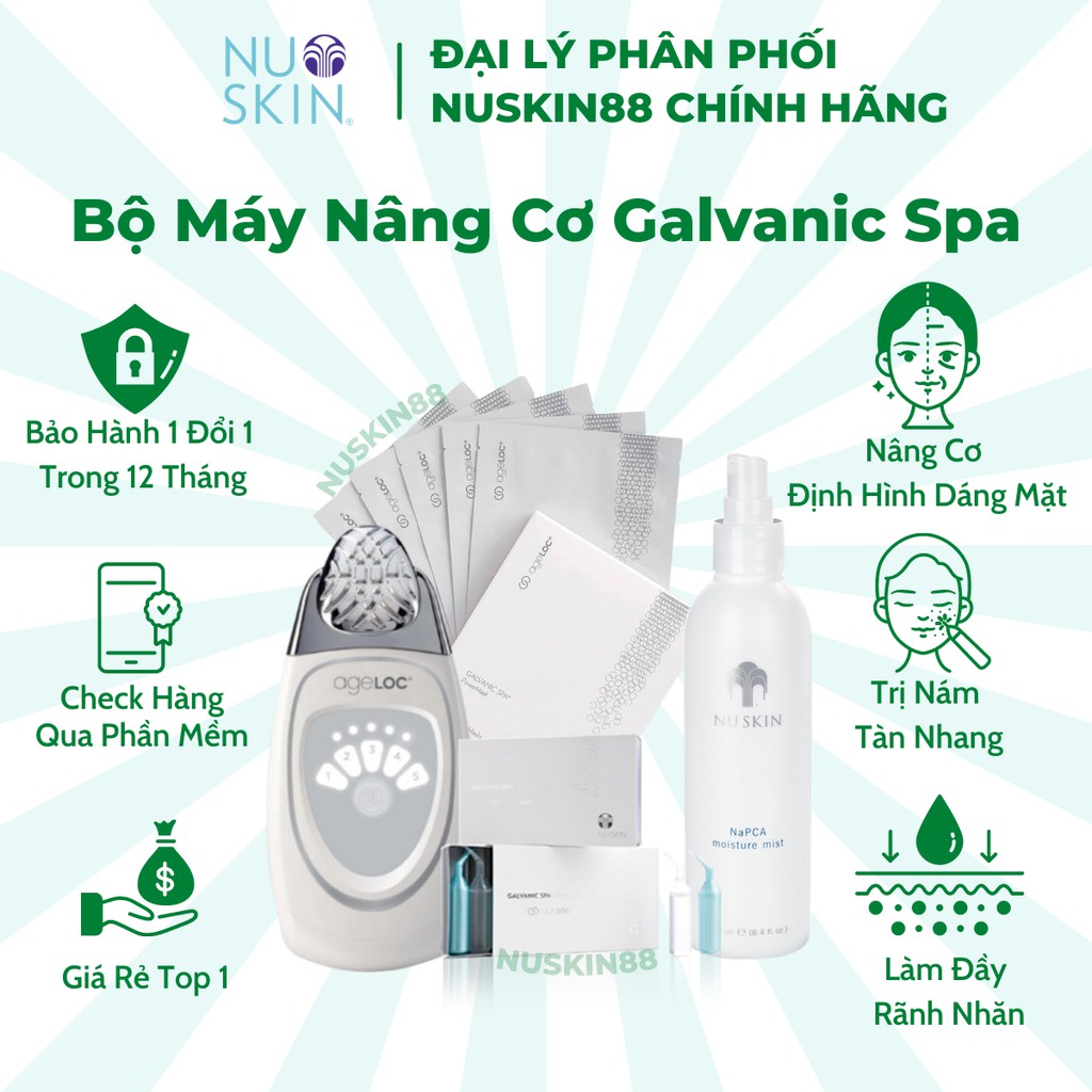 Bộ Máy Nâng Cơ Galvanic Spa Nuskin [ 100% chính hãng ]