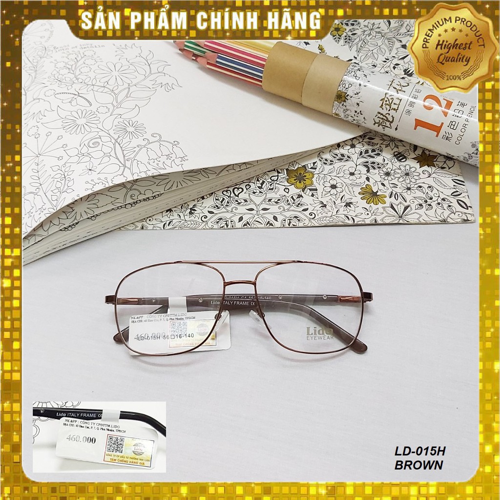 Gọng Kính LIDO Titanium Frame Italy Công Nghệ Italy