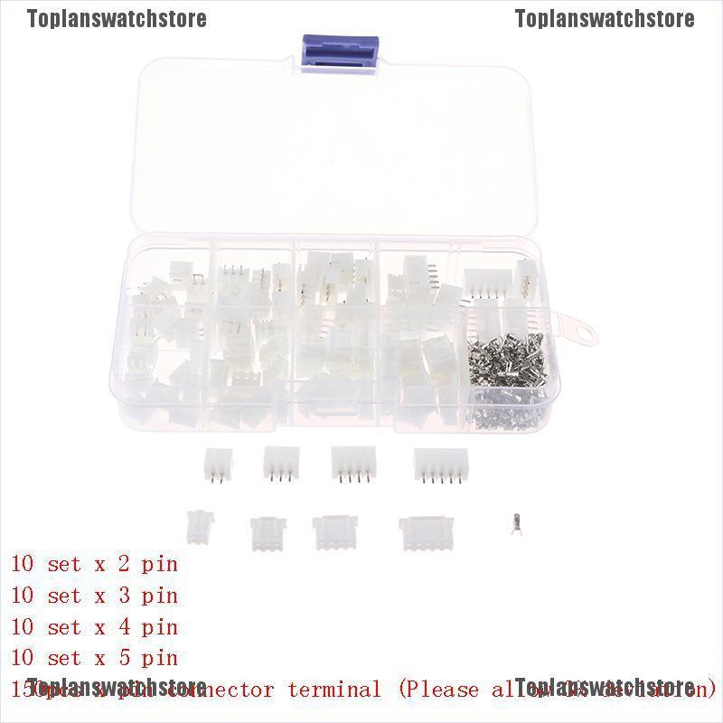 1 Hộp Mạch Phụ Tùng Thiết Bị Đầu Cuối 2 / 3 / 4 / 5Pin XH2.54MM